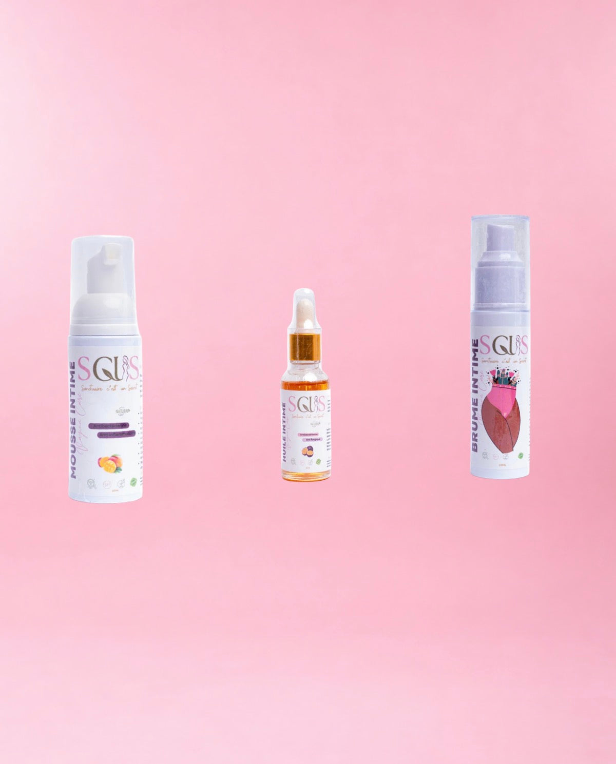 đž TRIO ROUTINE INTIME PARFAITE â Mousse Intime + Huile Intime+Brume intime
