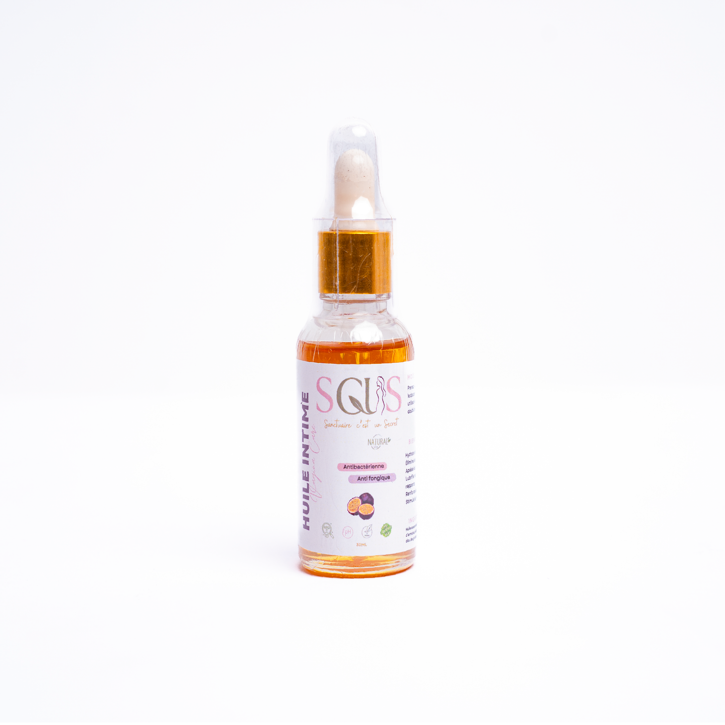 Huile Intime Anti Mycose - Boutons- inconfort & comestible