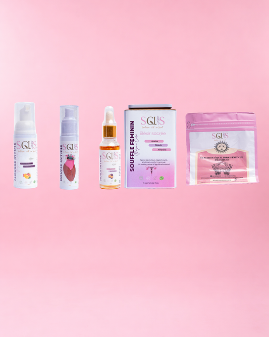 PACK INDISPENSABLE - HYGIÈNE INTIME. INTERNE & EXTERNE